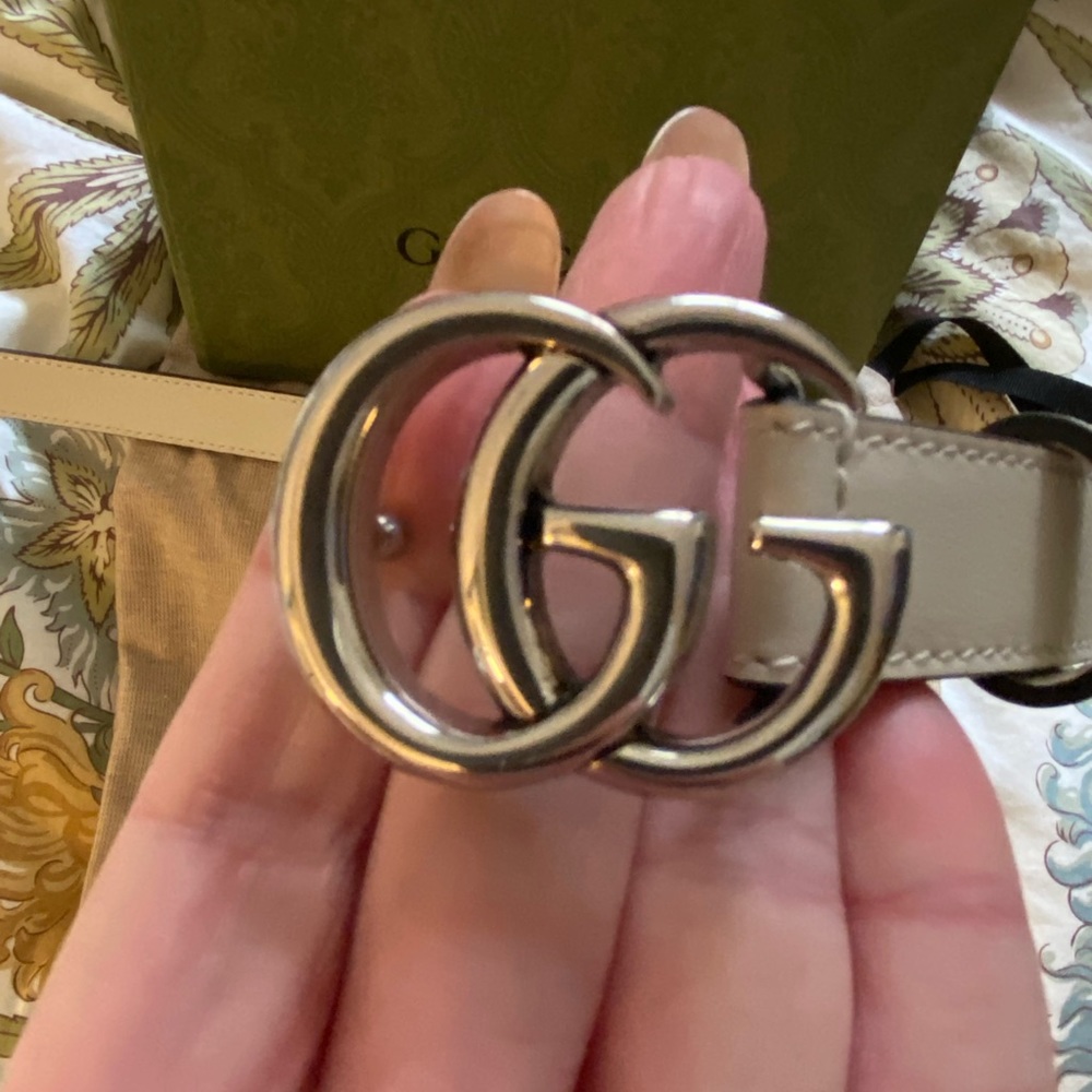 GG Marmont Thin Belt - Picture 2 of 7